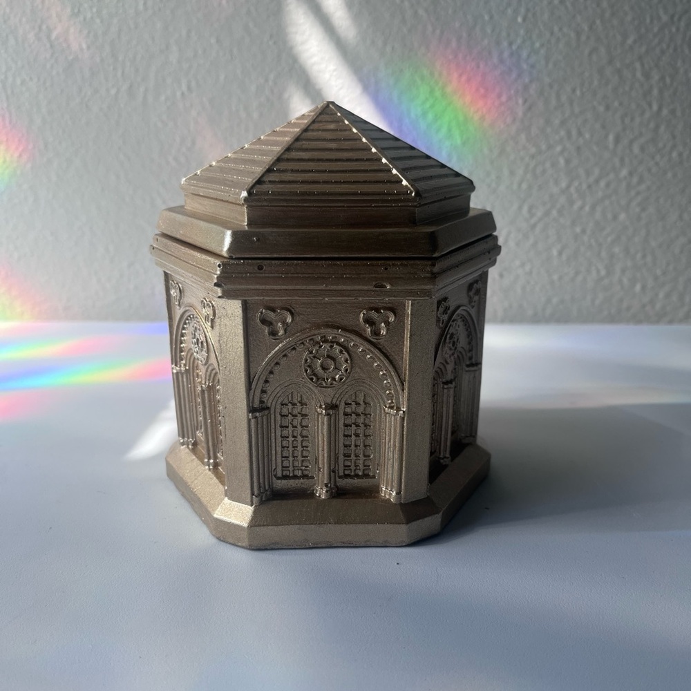 Gold Hexagonal Candle Holder